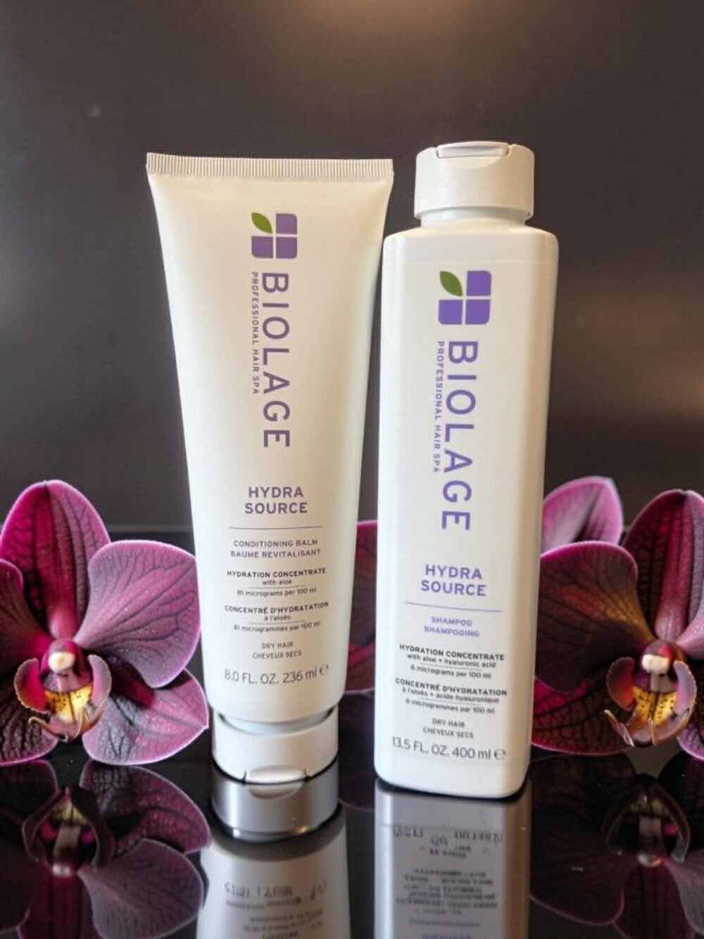 Biolage Hydra Source Shampoo 13.5 oz Conditioner Conditioning Balm 8 oz